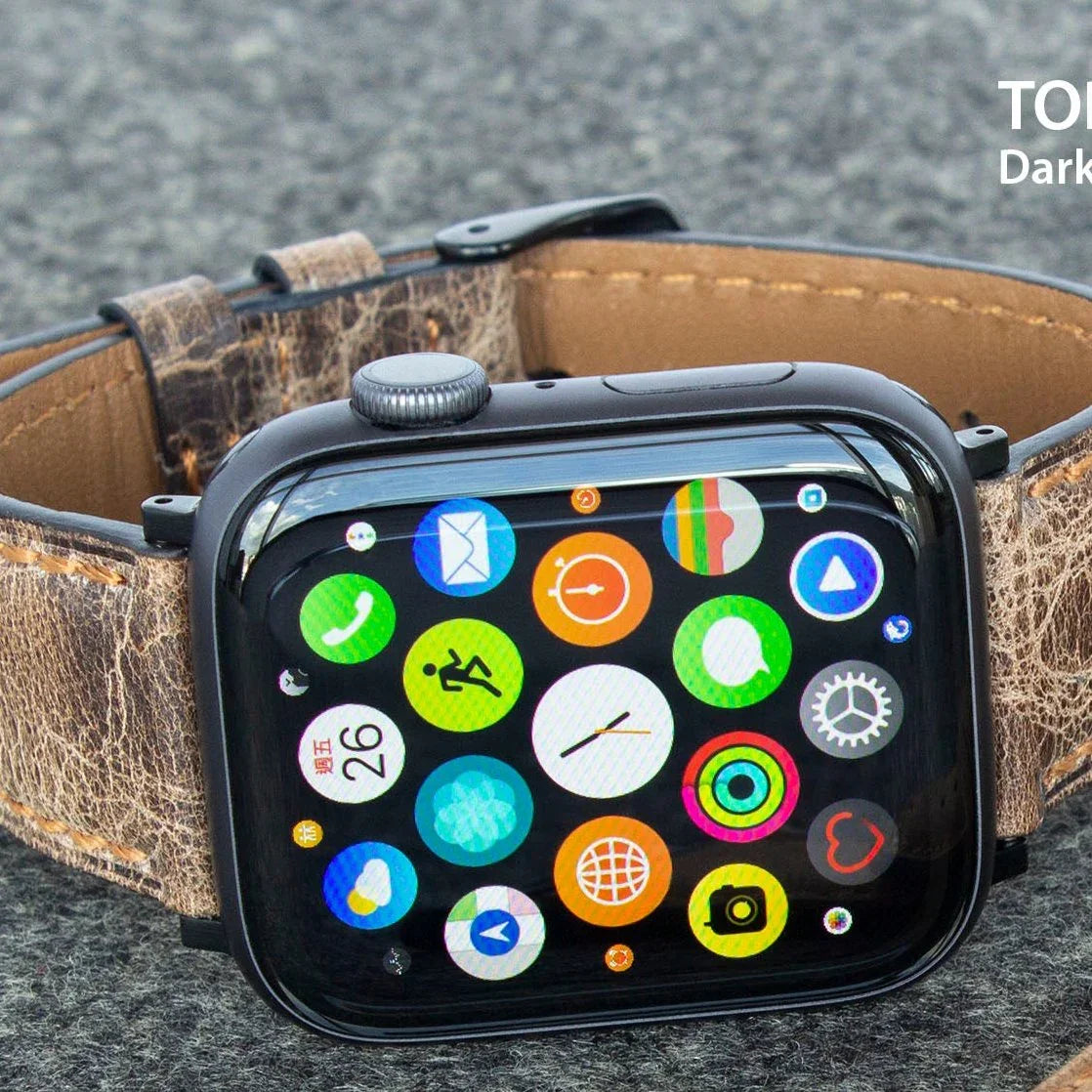 Torrii Watch 40/41/42 Mm Strap - Dark Brown Leather - Tashqila Torrii Watch 40/41/42 Mm Strap - Dark Brown Leather - Tashqila